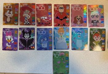Lot 13 cartes CardFun Disney