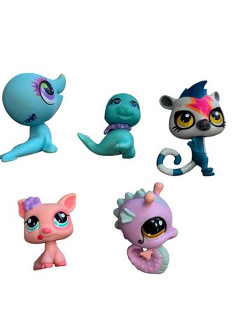 Lot de 5 figurines Littlest PetShop Hasbro