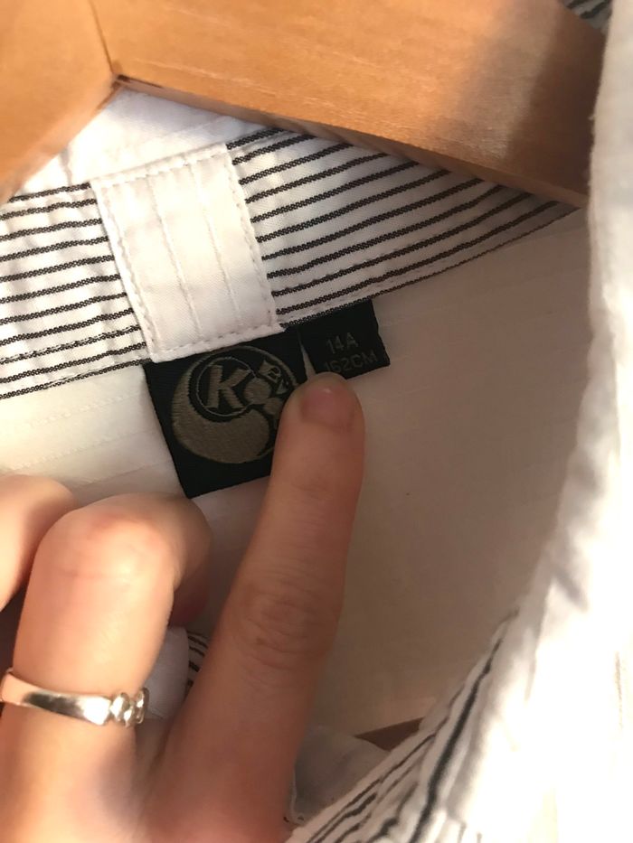 Chemise blanche Kiabi 14 ans pour garçon - photo numéro 4