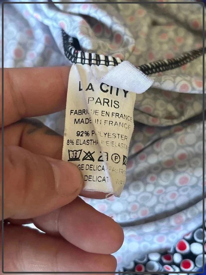 Magnifique tunique taille 36 marque la city * - photo numéro 3