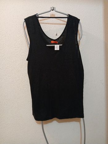 Débardeur noir basic neuf " tissaia " taille xxl