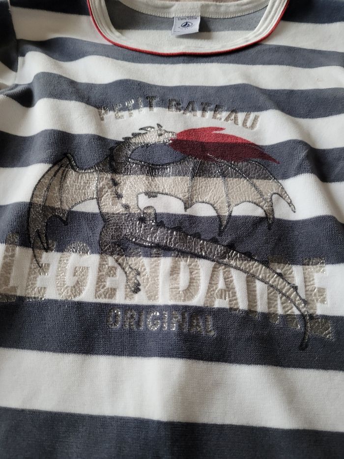 pyjama velour petit bateau 10ans (10e) - photo numéro 4