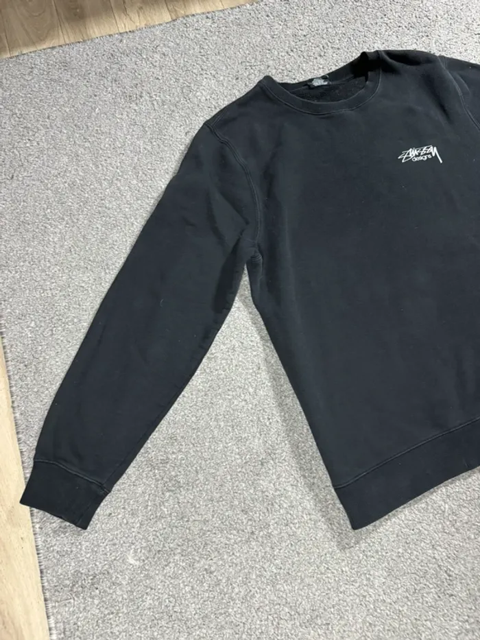 Sweat Stussy design noir avec motif - photo numéro 6
