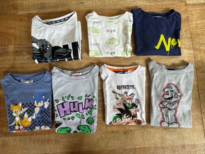Lot tee-shirts