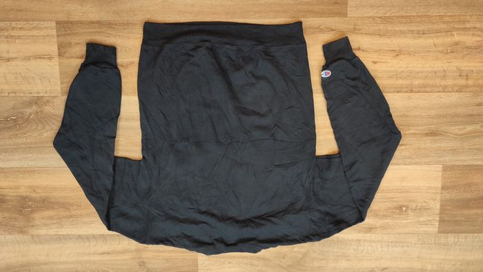 Vêtement Homme Sweatshirts Sweats pull bleu marine noir avec motif Champion taille S #Retrostreet - photo numéro 6