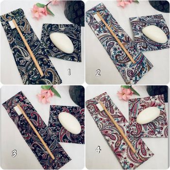 Pochette brosse à dent et pochette à savon pour voyage