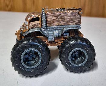 Hot Wheels Monster Trucks – Wooden Wagon – effet bois