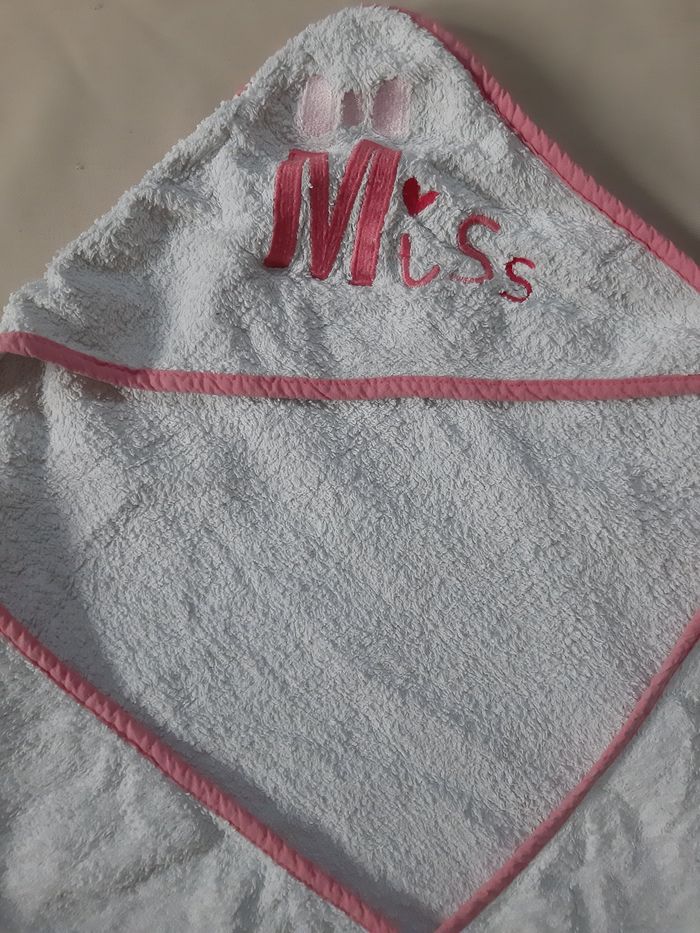 Cape de bain fille - 90 × 90 cm - de 0 à 3 ans - photo numéro 4