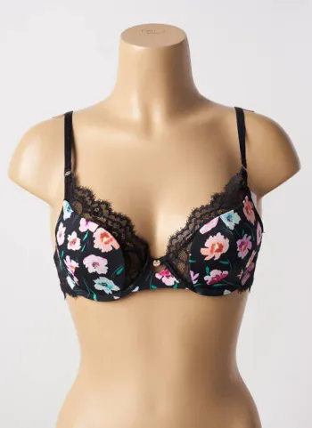 Soutien-gorge Morgan à armatures et coques motif floral Taille 85B Neuf