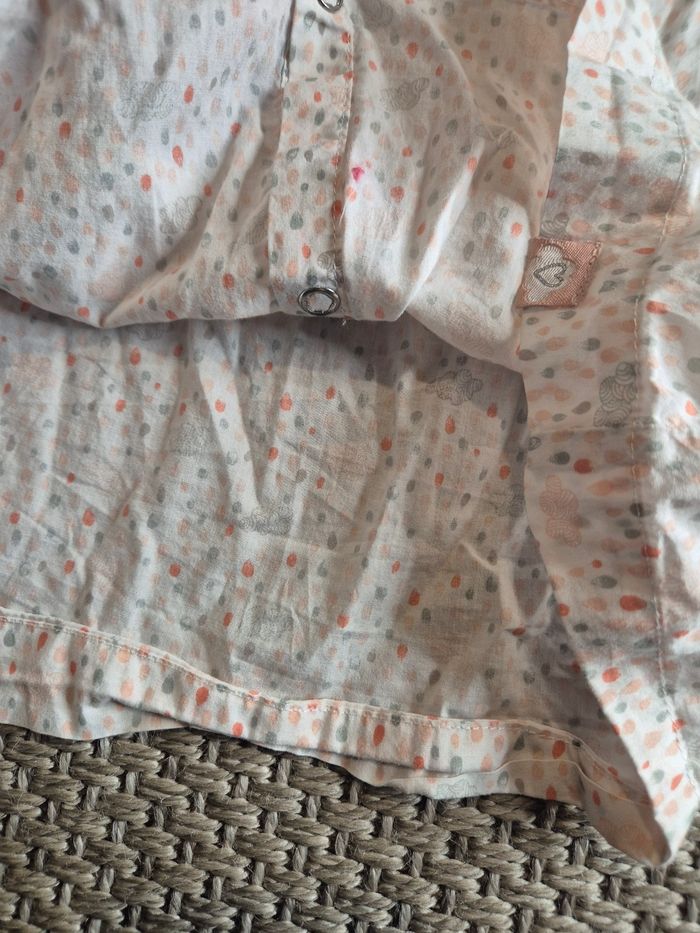 Lot de 2 chemises manches longues à fleurs fille - 8 ans - photo numéro 9