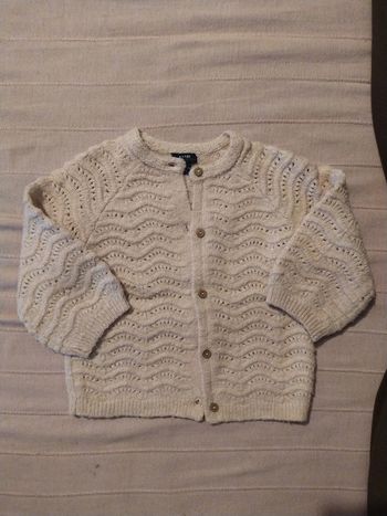 Gilet en maille fille