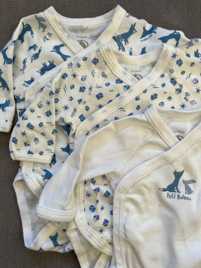 Body Petit Bateau Petit Bateau A01t3 Body Mixte Bébé (lot De 2