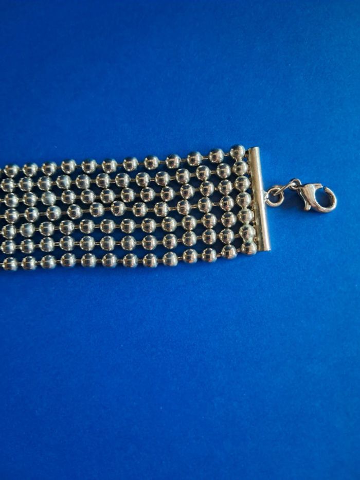 Bracelet NEUF pour femme couleur argentée - photo numéro 3