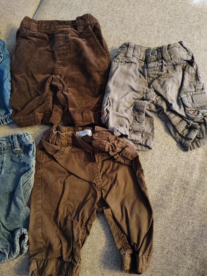 Lot shorts bébé 1 mois - photo numéro 3
