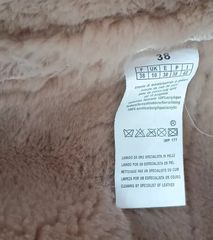 Manteau en cuir pour femme taille M - photo numéro 6