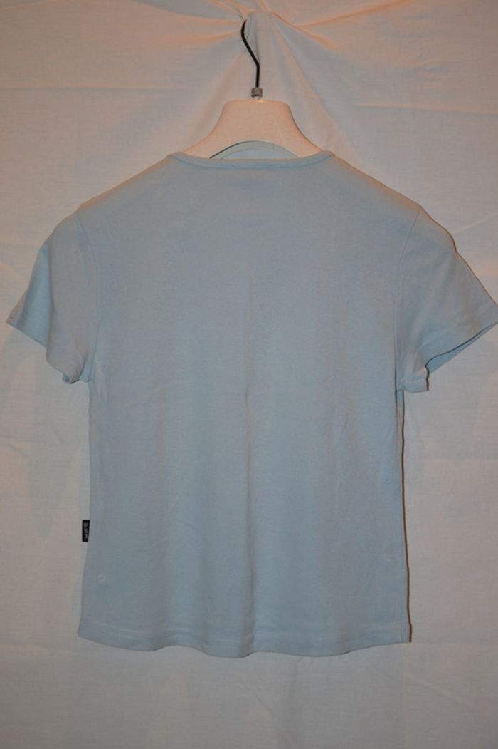 Tee-shirt bleu ciel - photo numéro 3