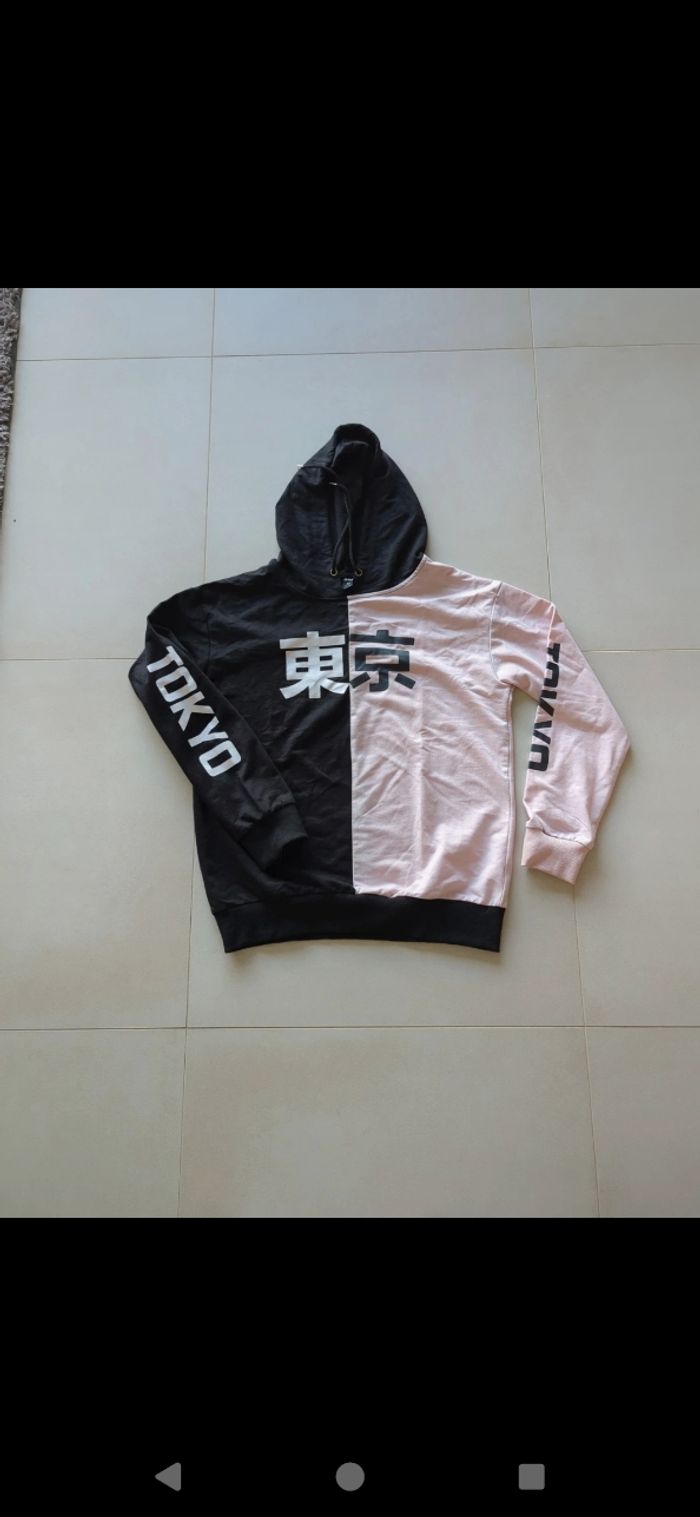Pull sweat léger a capuche Tokyo romwe taille M
