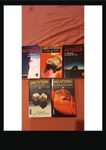 Lot livre james patterson