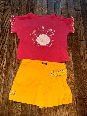 T-shirt et short sergent major 5 ans