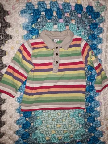 Polo manches longues 12 mois