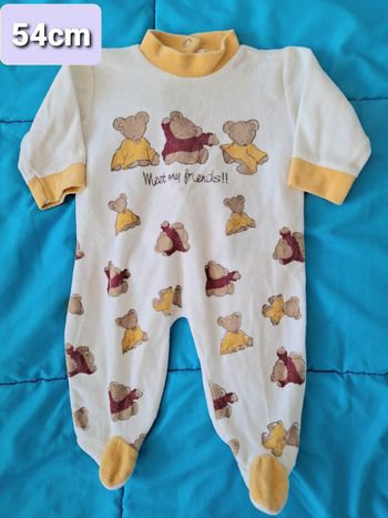pyjama velours souris mixte unisexe 1mois