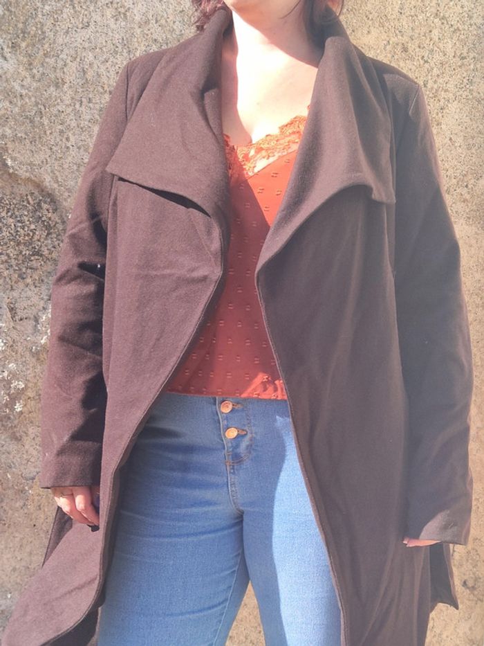 Veste en drap de laine t.40 - photo numéro 2