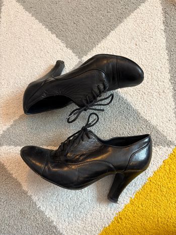 Bottines en cuir noir André Taille 37