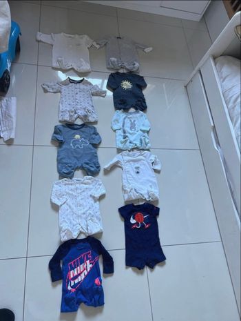Lot de 6 pyjama bébé taille 1 mois