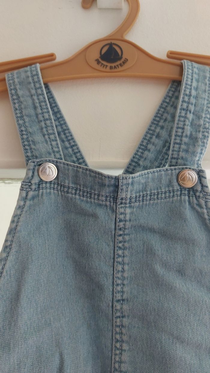 Salopette en jeans petit bateau taille 3 ans - photo numéro 3