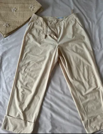 Pantalon courts apriori crème beige taille xxxl