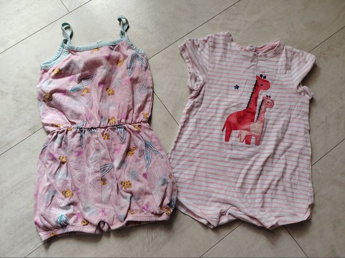 Lot de 2 Combishorts 12 mois