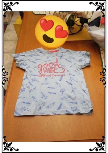 T-shirt Good vibes garçon 7 ans 8 ans