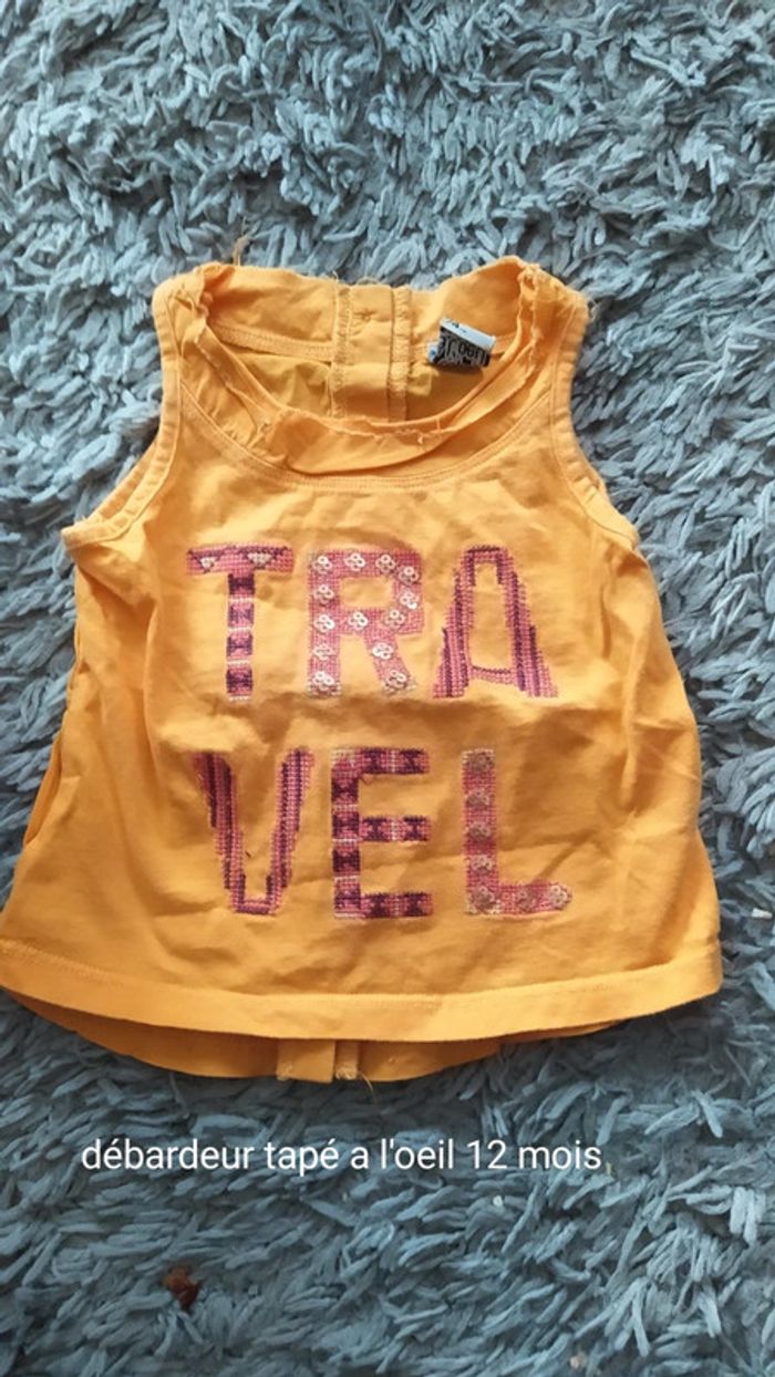 Débardeur tapé a l'oeil 12 mois