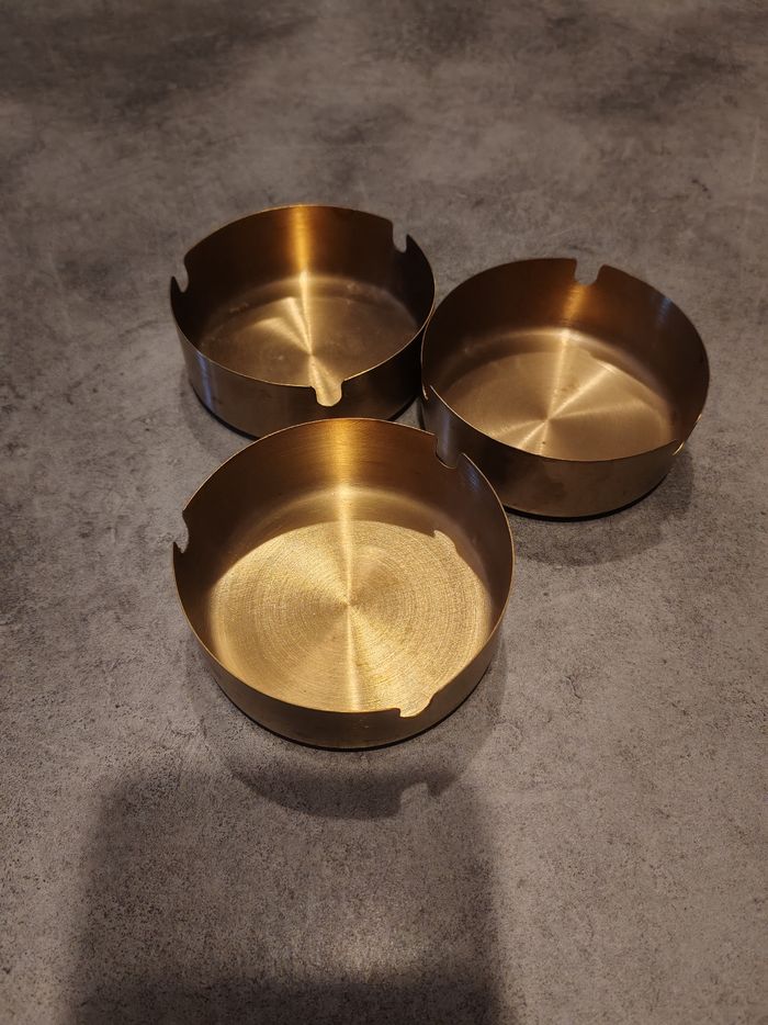 Lot de 3 cendriers