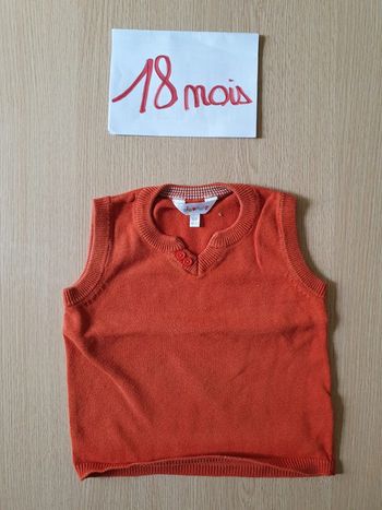 Pull sans manches 18mois