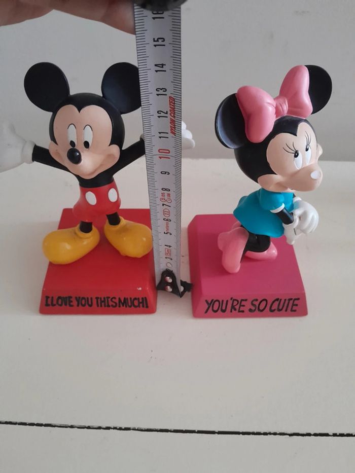 Lot de 2 figurines minie et mickey - photo numéro 7