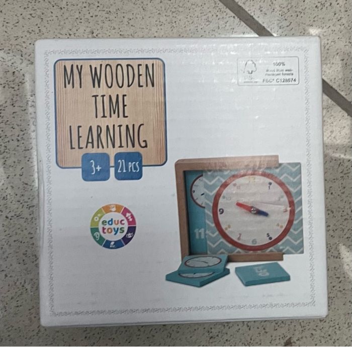 Horloge en bois - Educ Toys