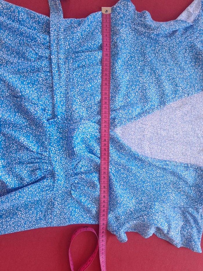 Jolie robe mi longue portefeuille Flamant rose taille m/L - photo numéro 8