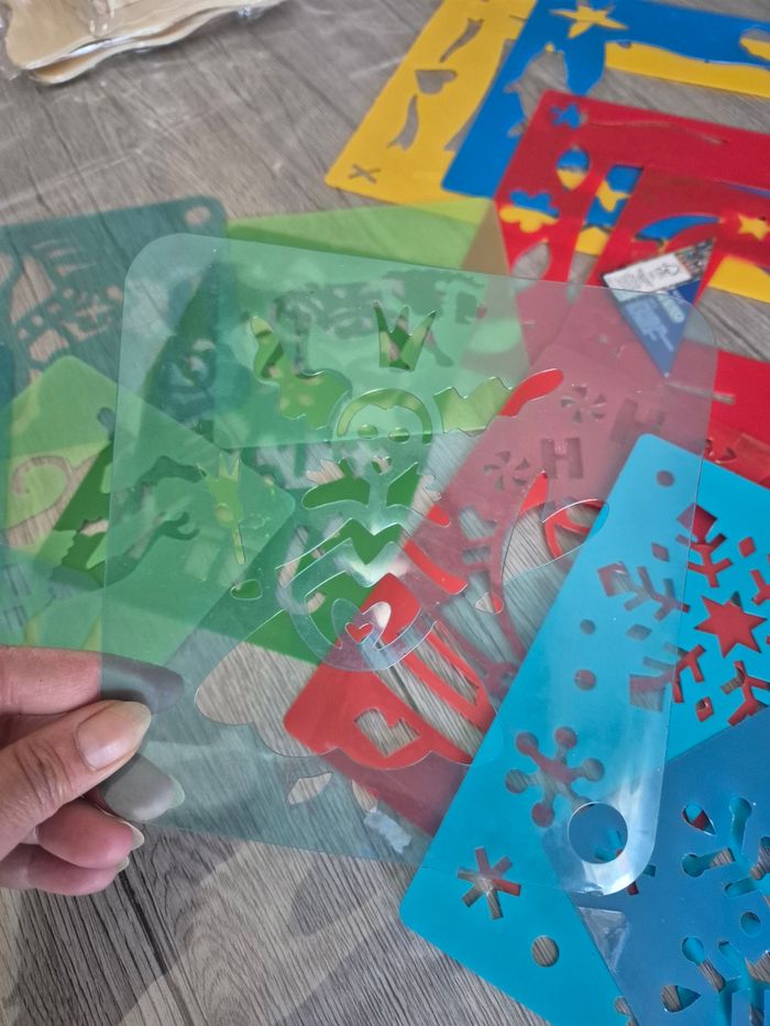 Lot de 16 pochoirs peinture enfant - photo numéro 5