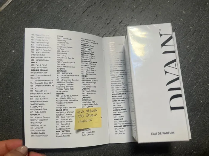 [neuf] 100ml Eau de parfum Divain odeur la vie est belle Lan.COME
