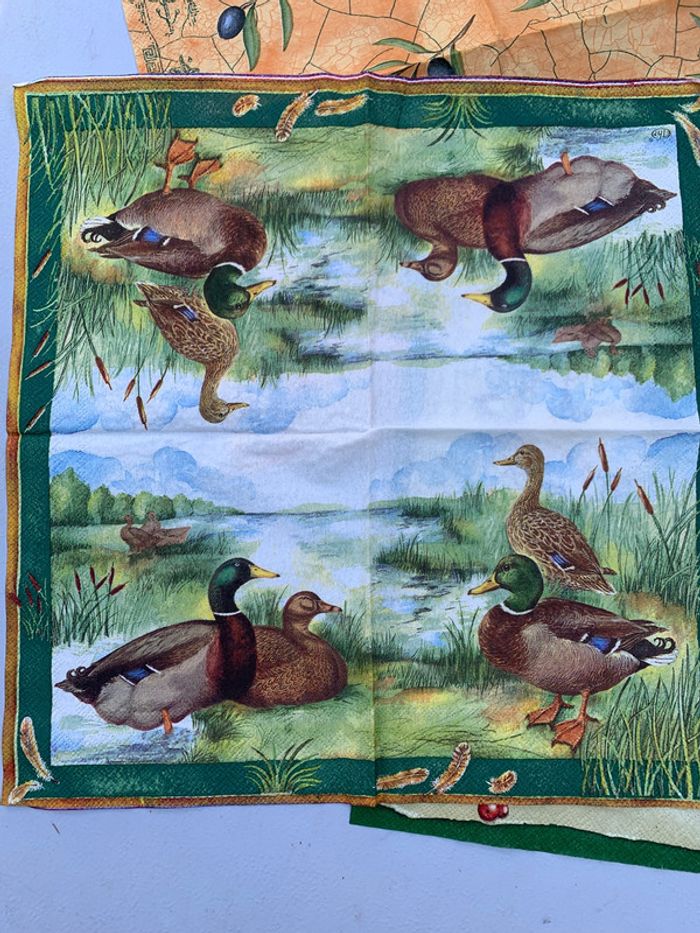 Lot de 6 serviettes décoratives - photo numéro 2