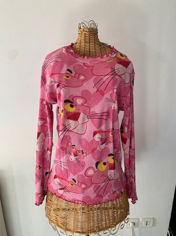 Tee shirt Desigual la panthère rose manches longues taille 13/14 ans