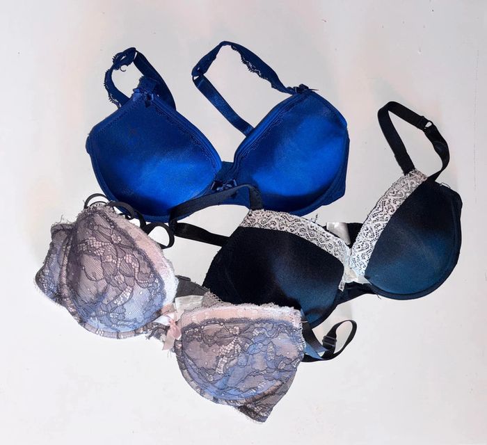 🎀 lot de 3 soutien gorge 90 b