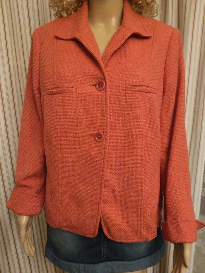 Blazer Mayerline  be fr 46 viscose et coton - photo numéro 3