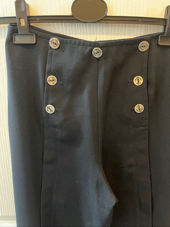 Pantalon large marine Tequila Solo T.36/38 - photo numéro 2