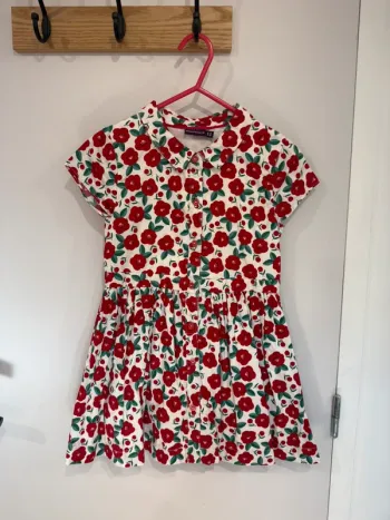 Magnifique robe coquelicot Sergent major 5 ans