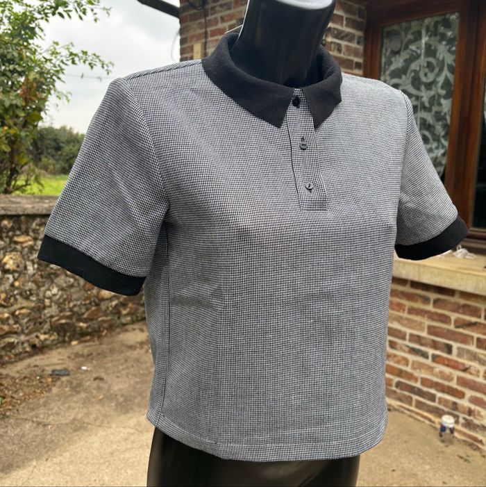 Top polo en maille – Taille 36 – Trafaluc Zara - photo numéro 2
