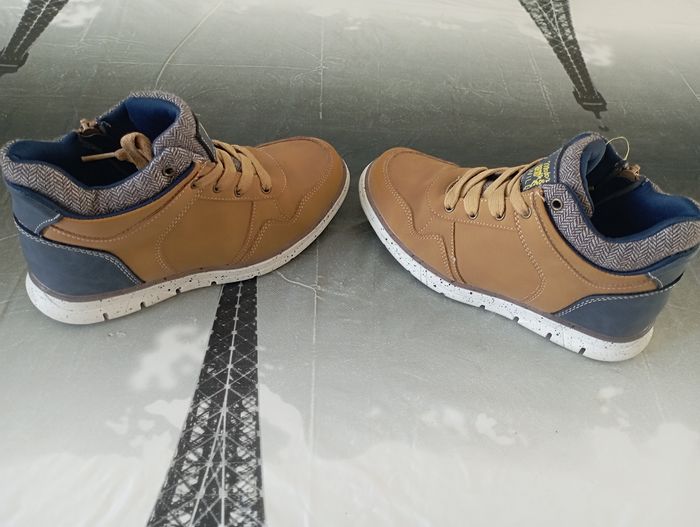 Bottines à lacets et fermeture éclair marron tissaia taille 33 neuve 10€ - photo numéro 4
