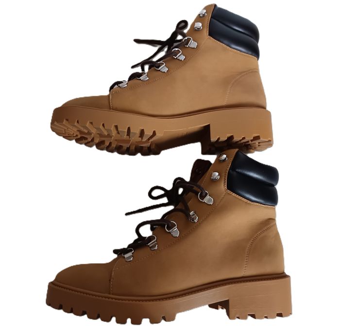 Bottines Marron à lacets de marque Primark Taille 40 EU/9 USA/ UK-IRL 7 - photo numéro 3