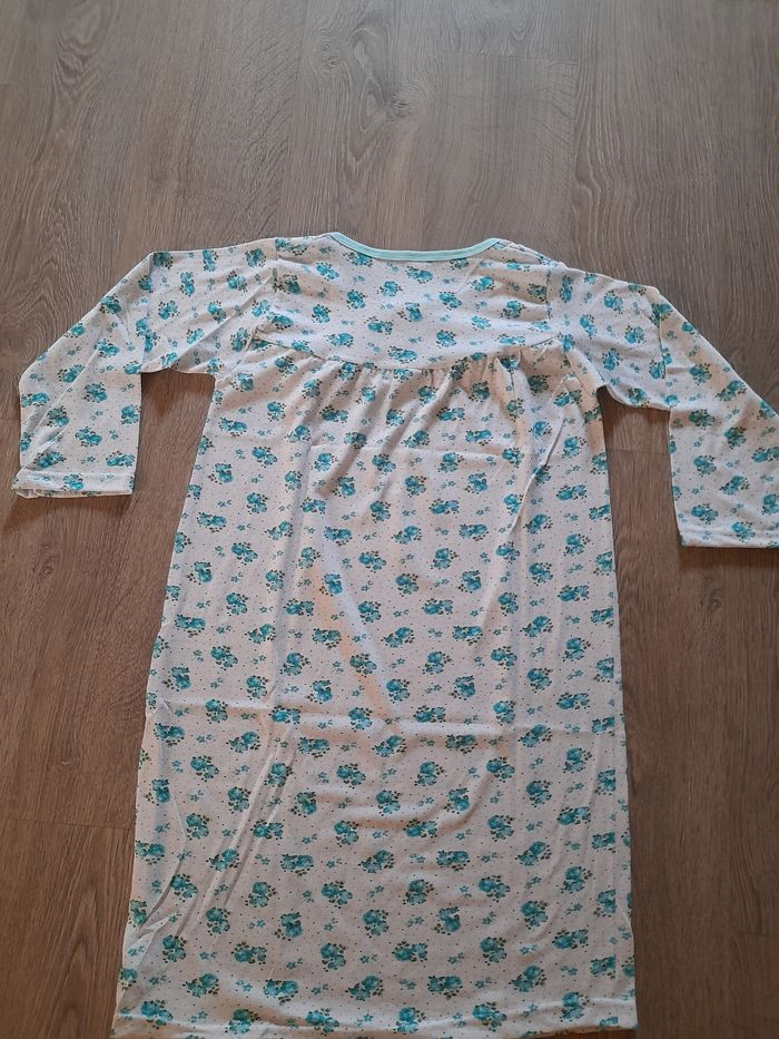 Chemise de nuit manches longues en coton - photo numéro 6